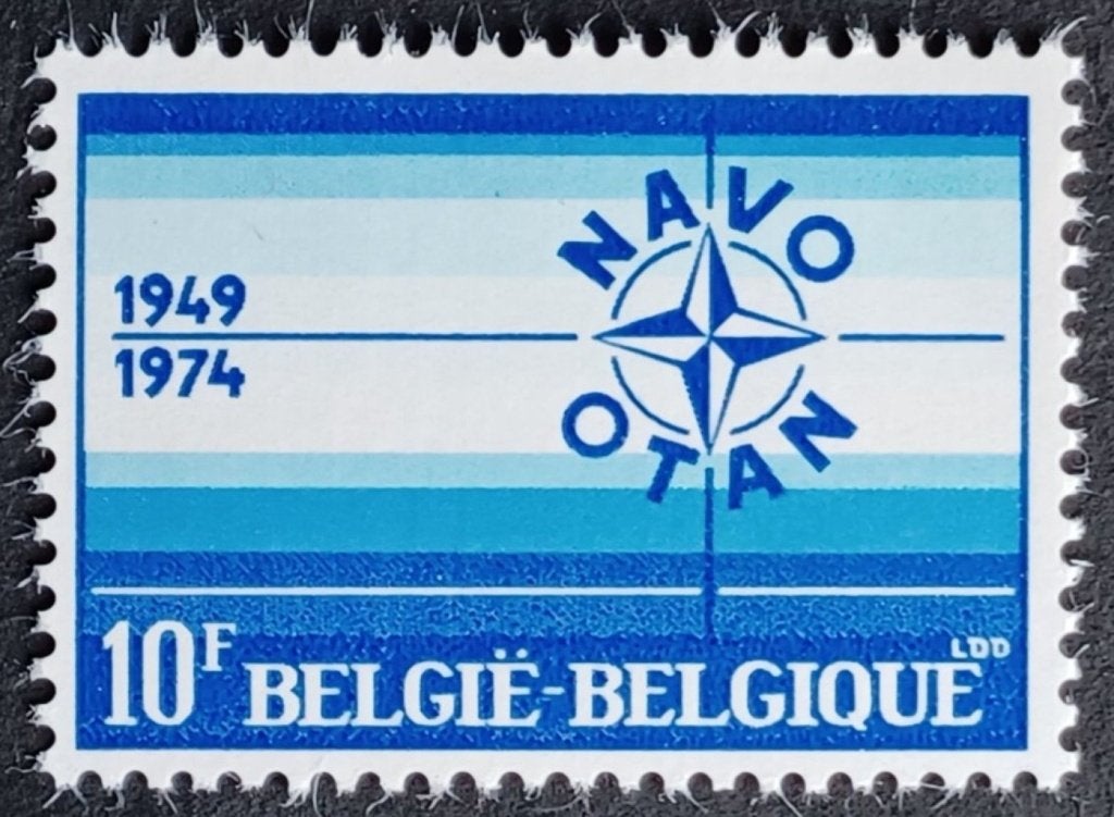 België 1974 - OBP 1712 - NAVO  25 jaar, Frankeerzegel, Ophalen of Verzenden, Postfris, Postfris
