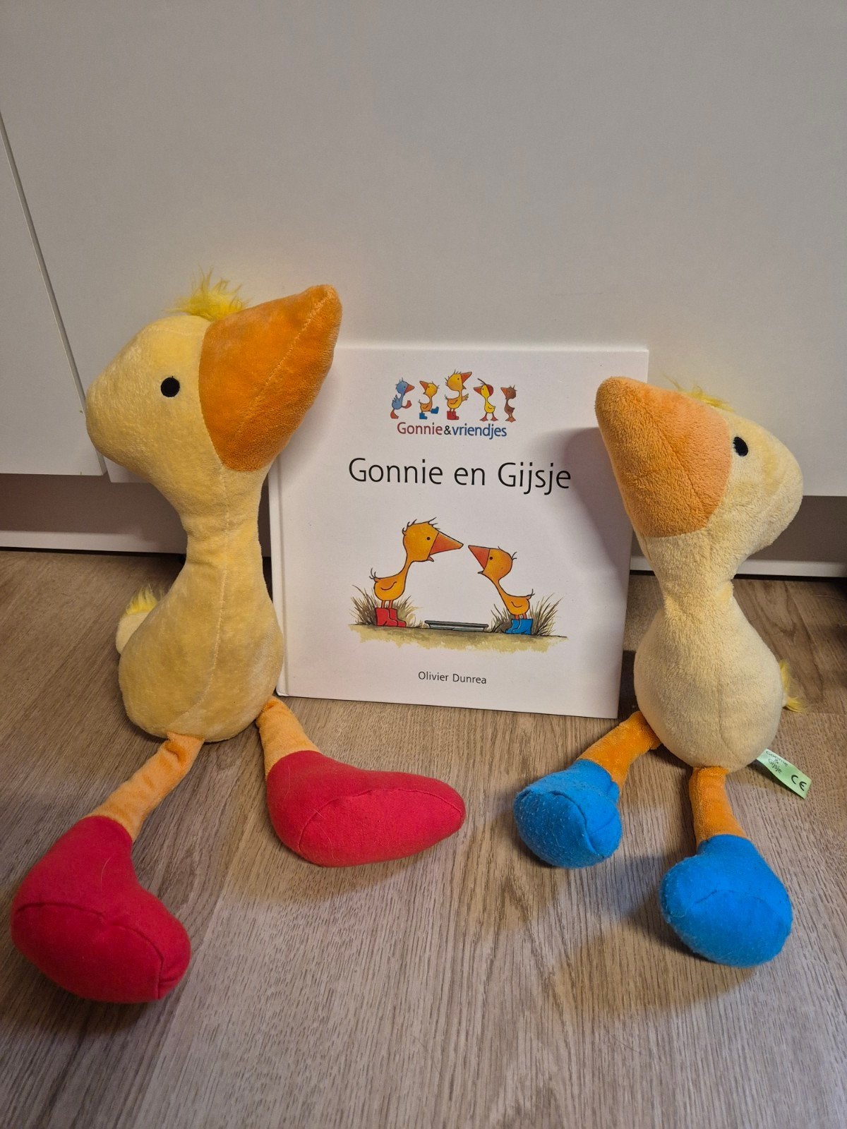 Gonnie en Gijsje knuffels met boek, Boeken, Ophalen of Verzenden