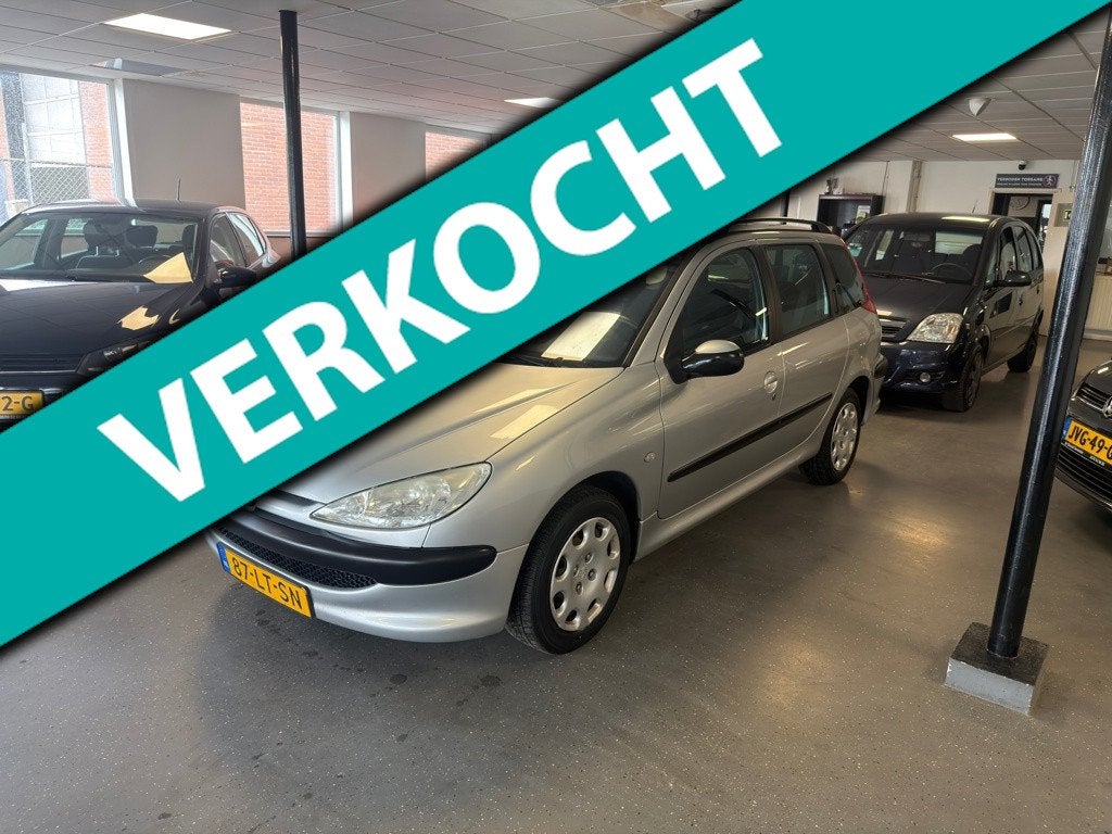 Peugeot 206 SW 1.4 X-line, Voorwielaandrijving, 4 cilinders, Origineel Nederlands, Handgeschakeld