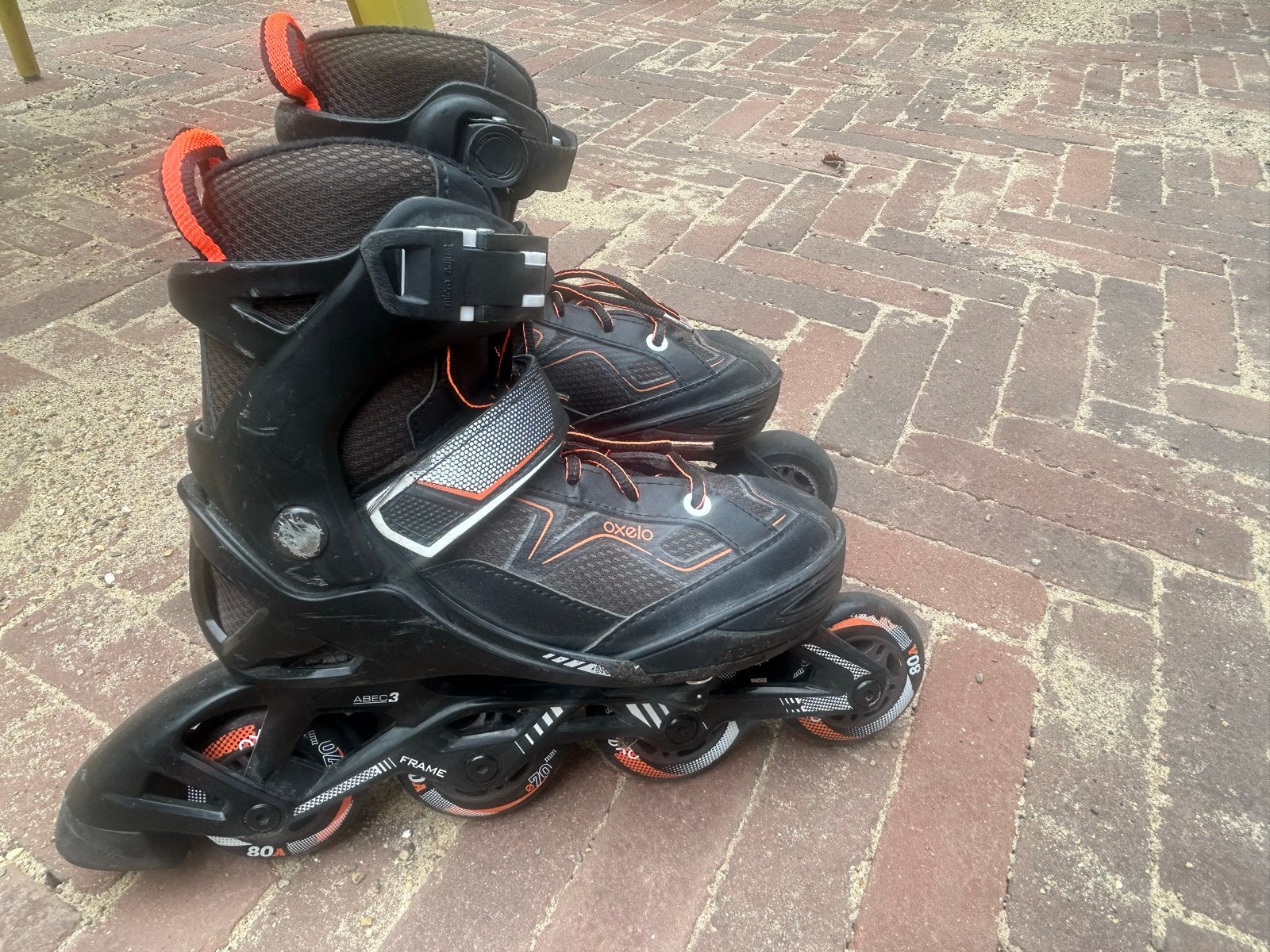 Verstelbare Oxelo Inline Skates - Maat 32-35 - ABEC3 Lagers, Kinderen, Inline skates 4 wielen, Ophalen, Overige merken