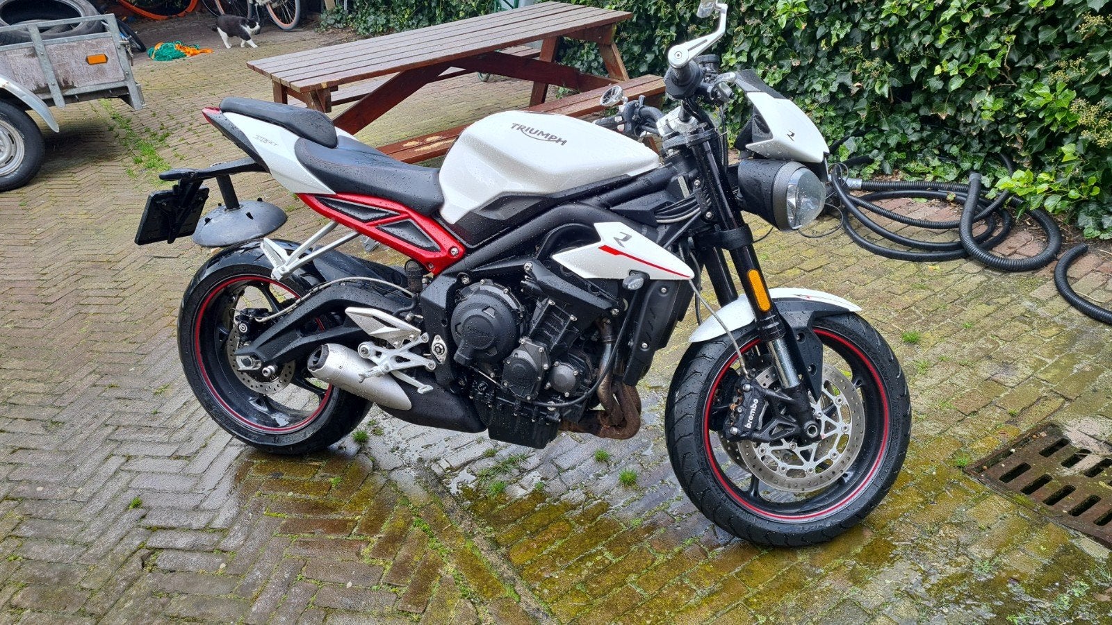 Triumph Street Triple R 765 - Sportieve Naked Bike, Motorrijbewijs A, Gebruikt, 3 cilinders, Particulier