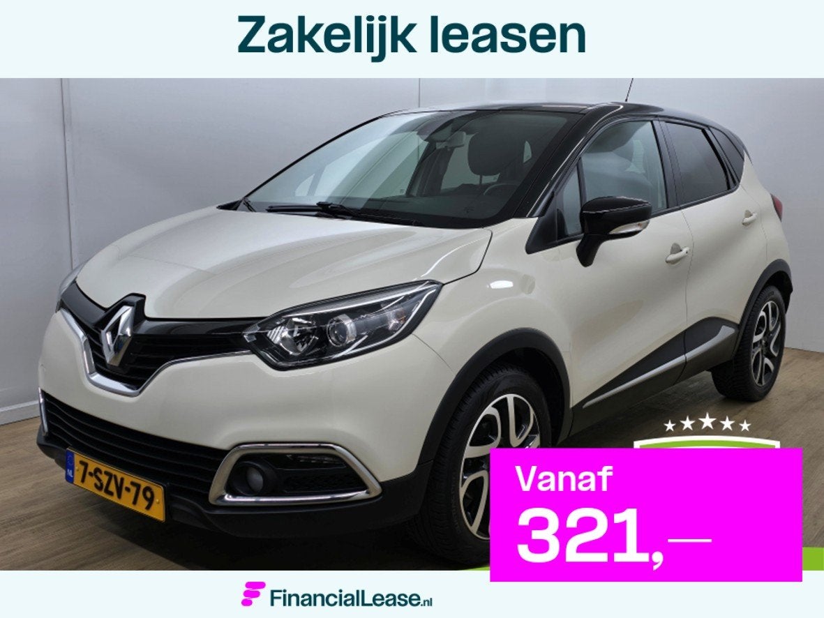 Renault Captur Occasion Dynamique met parkeercamera en trekh, Voorwielaandrijving, Stof, Gebruikt, Zwart