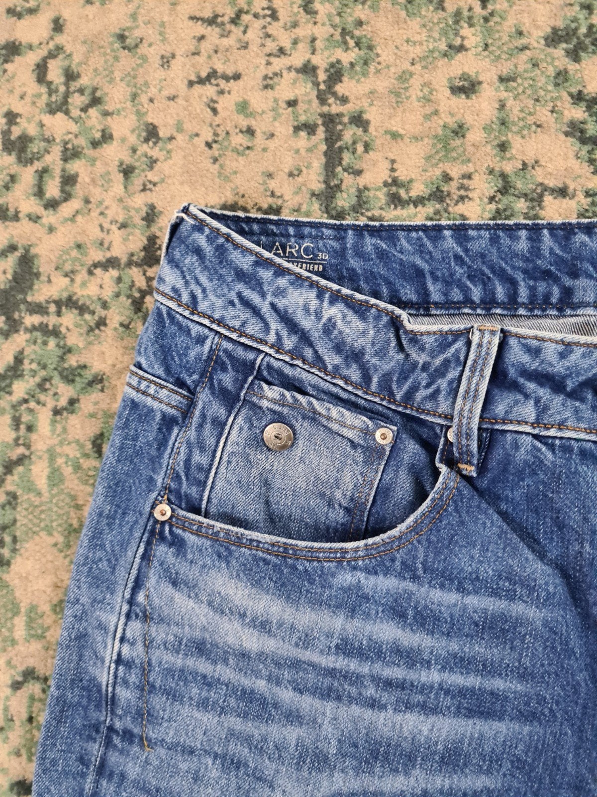 G-star raw arc 3D mid boyfriend W27 L30 Dames Tulsi2730, Blauw, Ophalen of Verzenden, W27 (confectie 34) of kleiner, G-STAR RAW