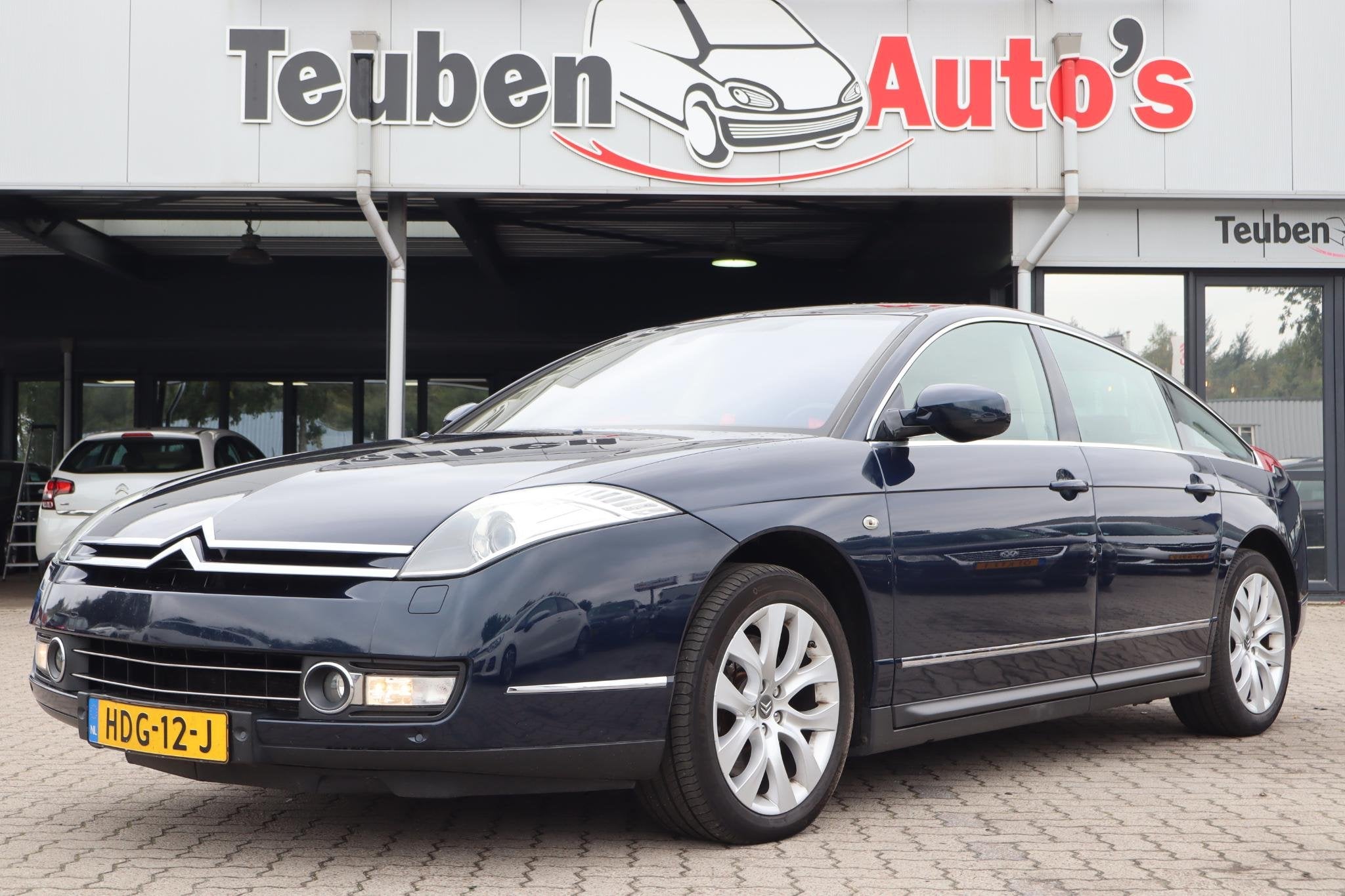 Citroen C6 3.0 HdiF V6 Exclusive | Leder | Elektrisch verste, Auto's, Gebruikt, C6, Diesel, Sedan