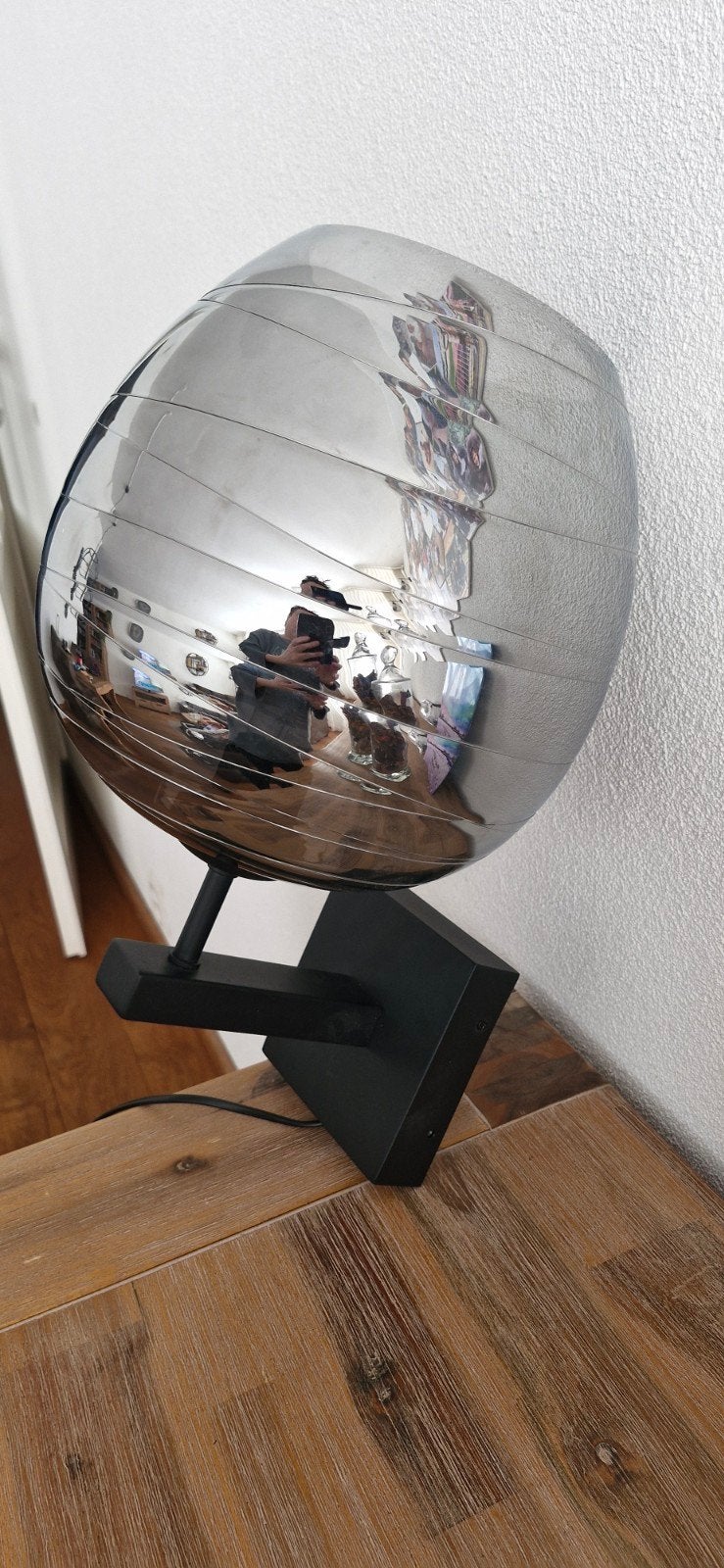 Wandlamp (Bolvormig,  zilver), Ophalen of Verzenden
