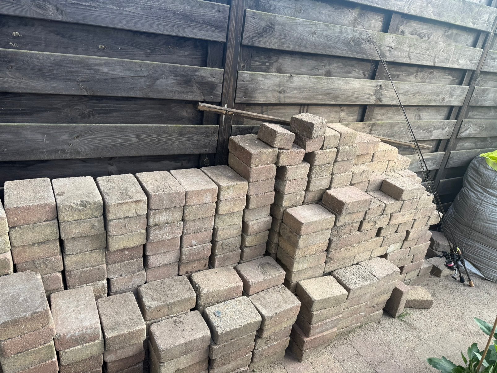 Gratis klinkers!!, Tuin en Terras, Ophalen, Overige materialen, Gebruikt, Klinkers