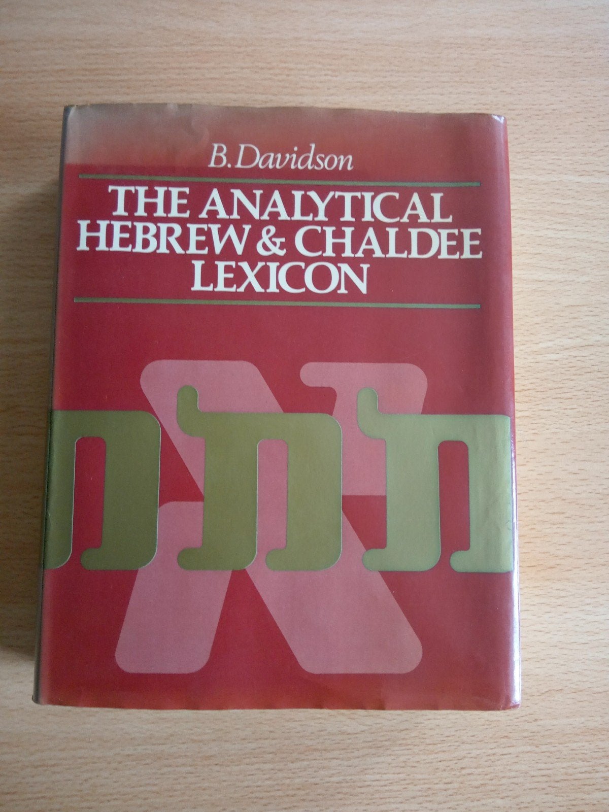 B. Davidson - The analytical Hebrew & Chaldee lexicon, Ophalen of Verzenden, Gelezen