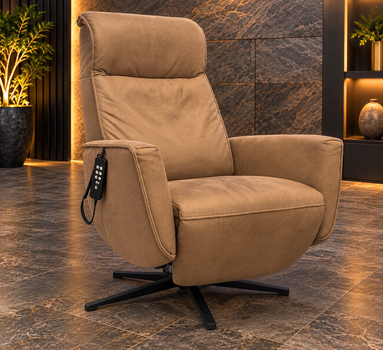 Sta op Fauteuil + Relax + Accu 1 jaar oud. Gratis Bezorgd