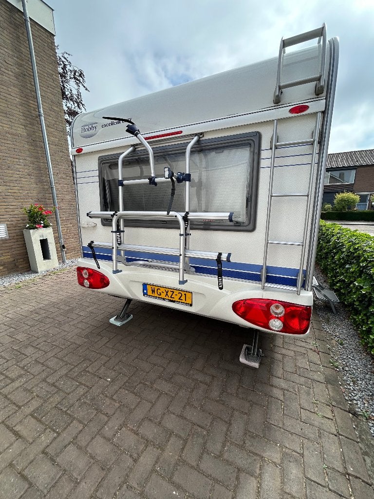 Hobby Excellent Easy, BOVAG onderhouden met mover en luifel, Rondzit, Hobby, Particulier, Vast bed