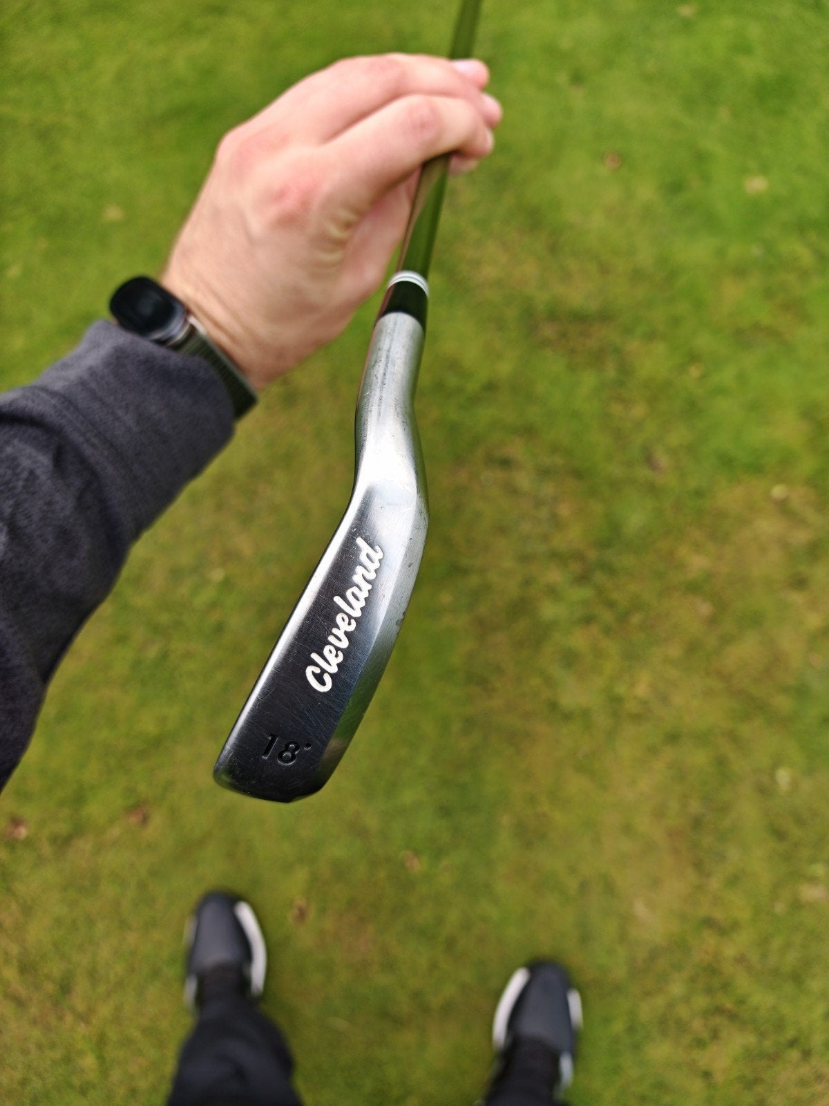 Cleveland LDI 18 Driving Iron – Aldila NV 105 Stiff ZGAN, Sport en Fitness, Ophalen of Verzenden, Zo goed als nieuw, Club, Cleveland