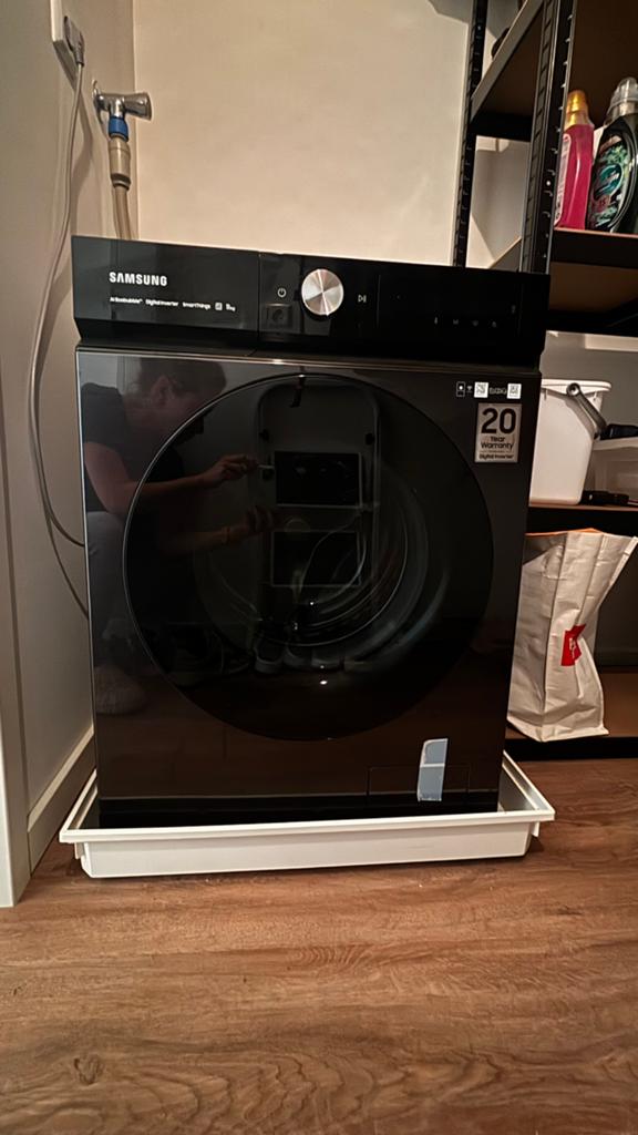 Samsung Bespoke AI Wash 7000 – 11 kg | Zwart | Topmodel, Ophalen, 1200 tot 1600 toeren, 10 kg of meer, Zo goed als nieuw