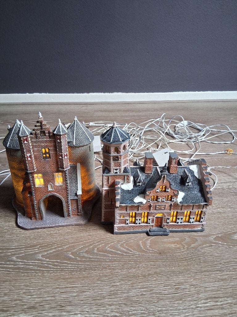 kersthuisjes, Diversen, Ophalen of Verzenden, Gebruikt