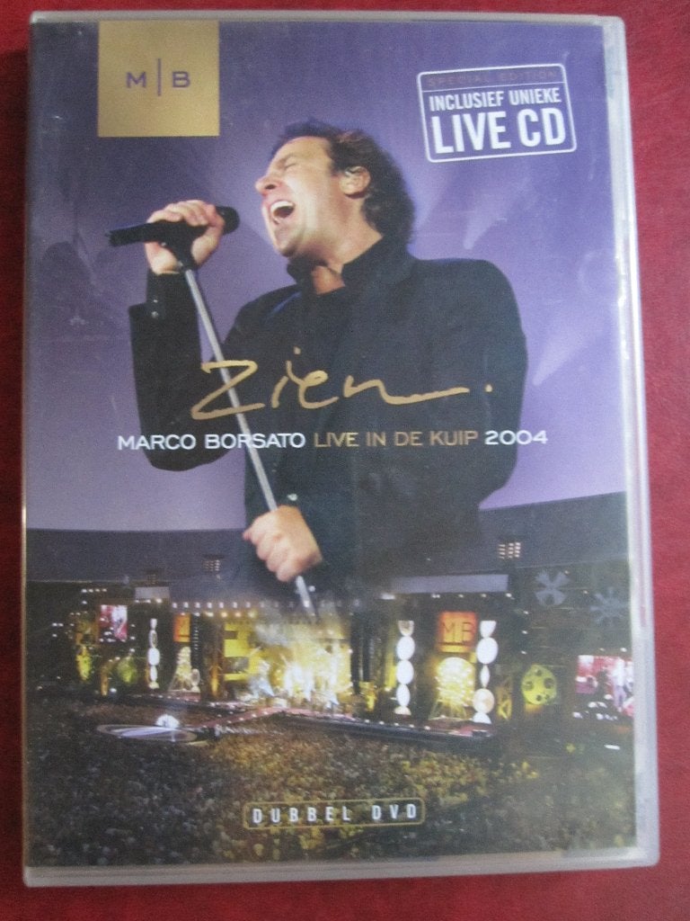 Zien - Marco Borsato live in de Kuip 2004 (2 disc), Alle leeftijden, Zo goed als nieuw, Concert, Ophalen of Verzenden