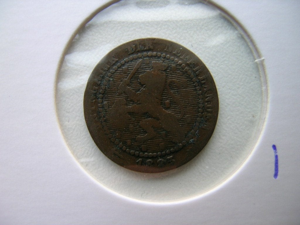 Cent 1883 (nr 1), Postzegels en Munten, Munten | Nederland, Ophalen of Verzenden, Koning Willem III, 1 cent, Losse munt