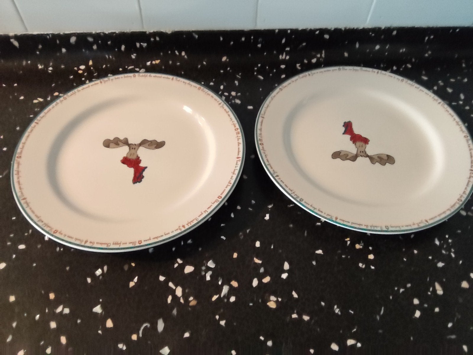 Gratis kerst bordjes ., Ophalen of Verzenden, Zo goed als nieuw, Overige stijlen, Bord(en)