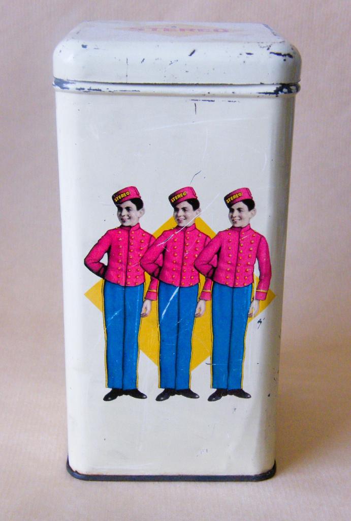 Blik stereo beschuit, Verzamelen, Blikken, Ophalen of Verzenden, Gebruikt, Beschuit