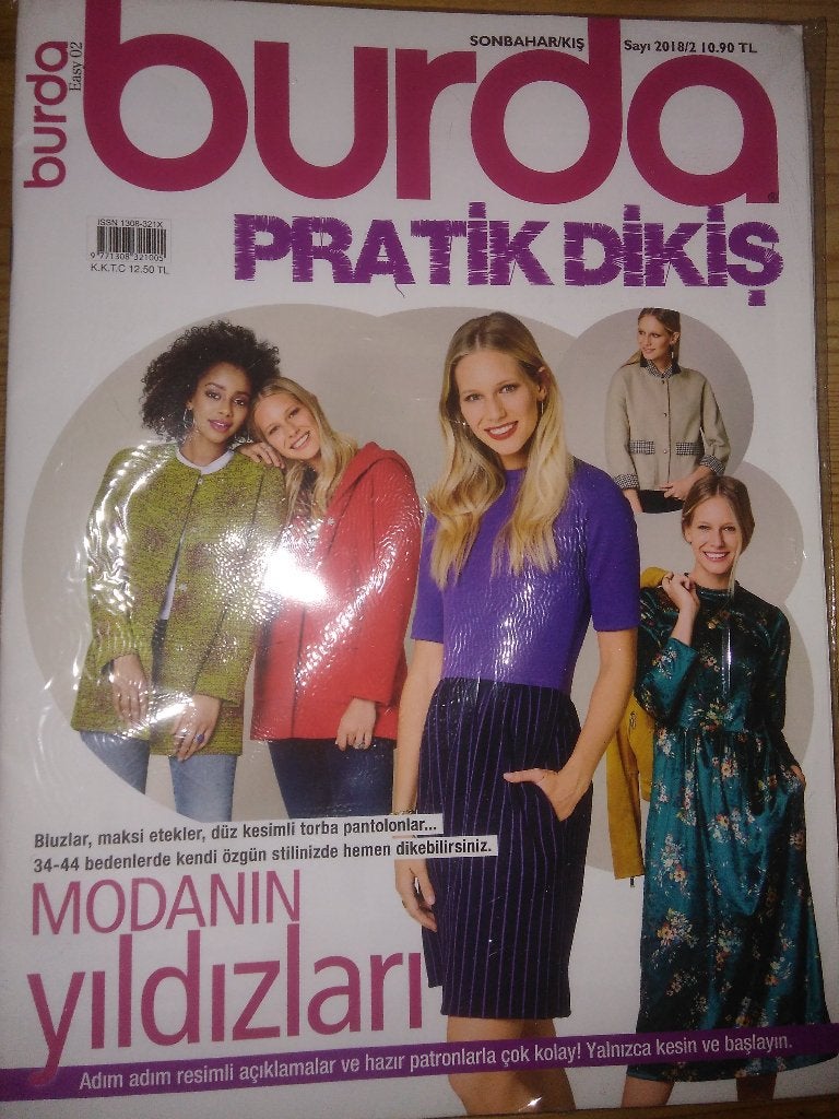 Nieuwe Turkse Burda met patroon 2018-2, Ophalen of Verzenden, Nieuw, Vrouw, Burda
