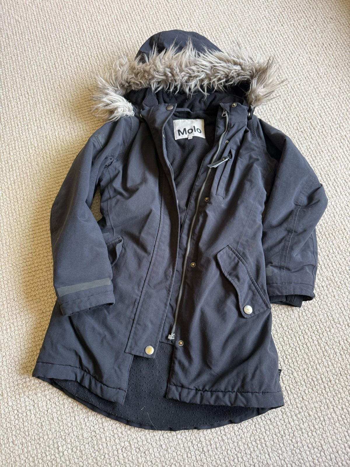 Molo warme winterjas maat 140, Ophalen of Verzenden, Gebruikt, Meisje