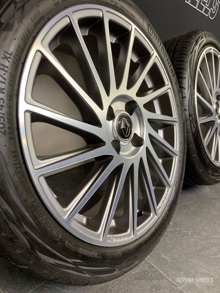 17''  Renault Clio V sport velgen + banden 4x100 205/45/17, Auto-onderdelen, Banden en Velgen, Gebruikt, -, -, Banden en Velgen