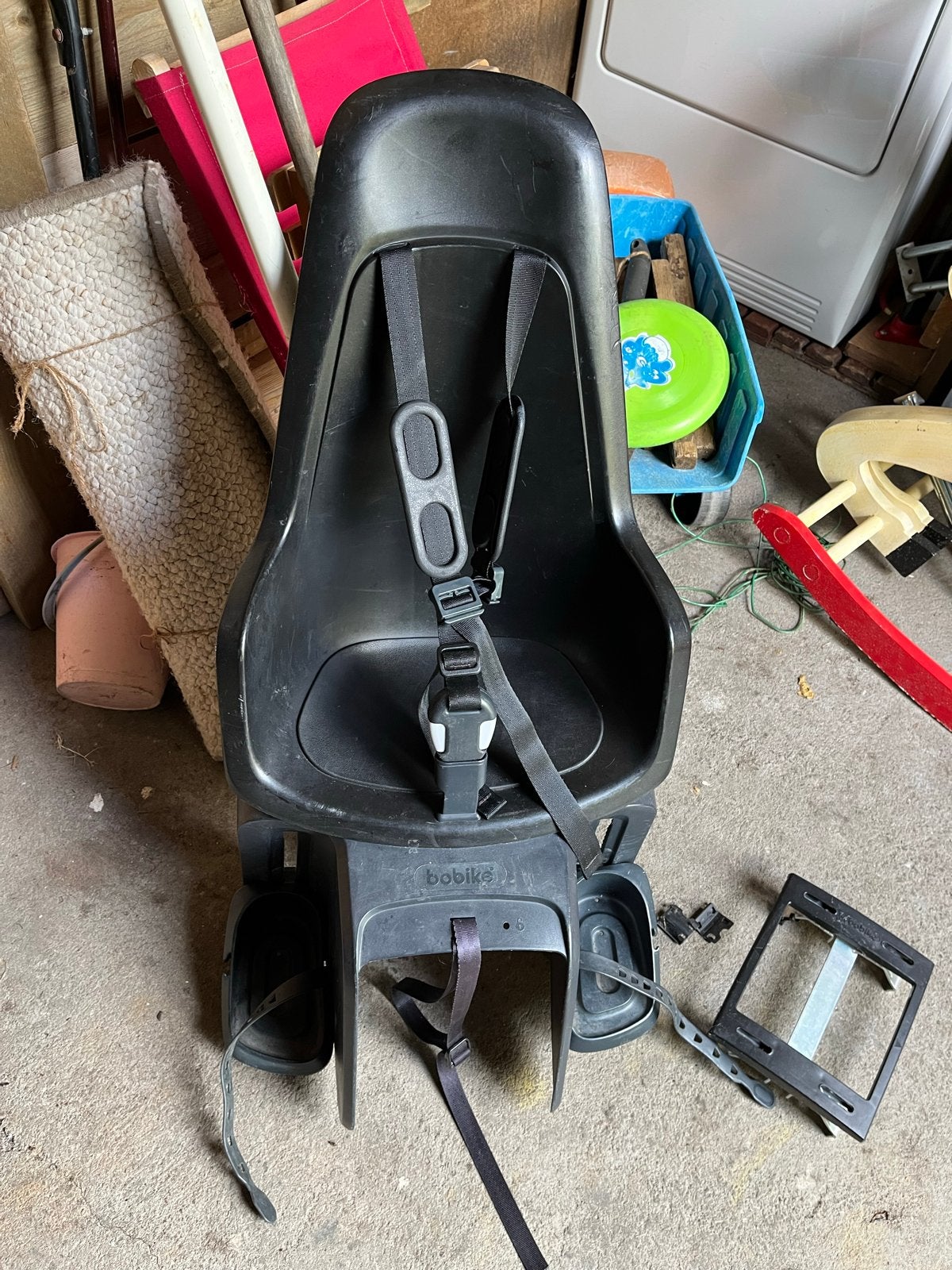 Bobike kinderzitje achterop met 2 dragers, max 22 kg, Ophalen, Achterzitje, 9 t/m 36 kg, Gebruikt
