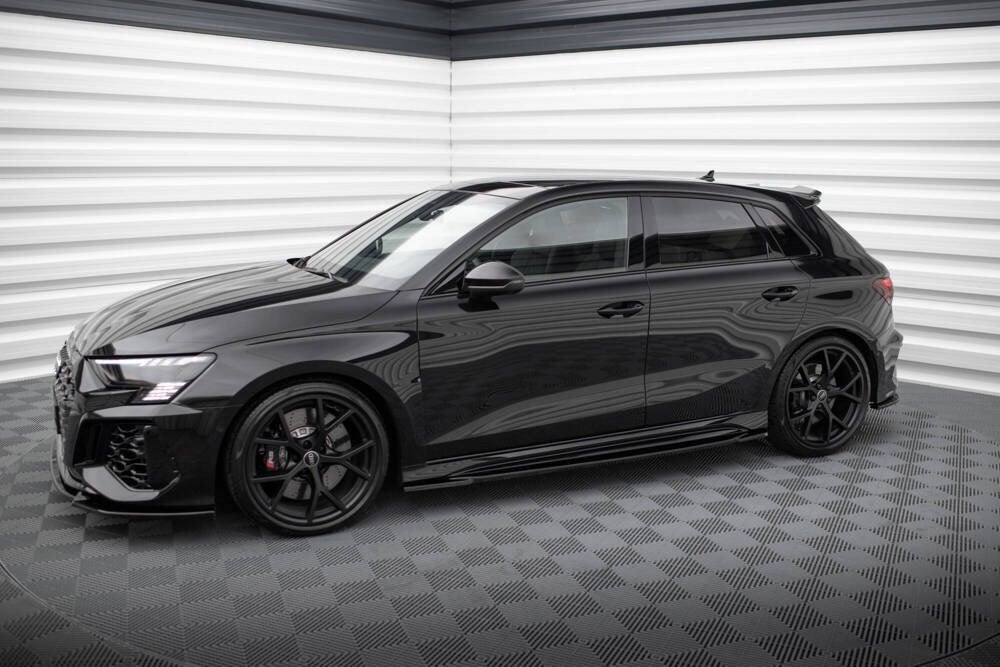Voorlip sideskirt diffuser spoiler Audi RS3 Sportback 8Y 20+, Auto diversen, Tuning en Styling, Ophalen of Verzenden