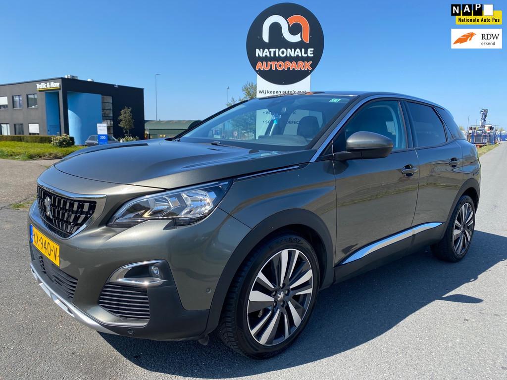Peugeot 3008 2017 * 1.2 PureTech Blue Lease Premium * EXPORT, Auto's, Gebruikt, Euro 6, 1199 cc, Leder en Stof