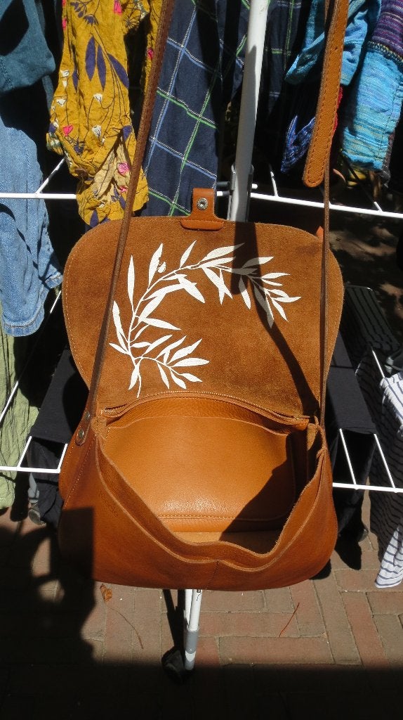 Keecie leren tas, cognac bruin, gebruikt, Verzenden, Gebruikt, Bruin, Schoudertasje