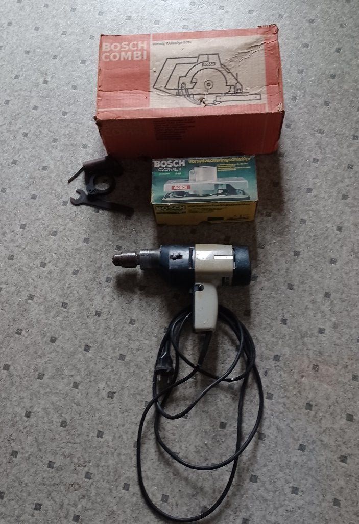 Philips (Bosch) boormachine met opzetstukken, Ophalen, Gebruikt, Minder dan 400 watt, Boormachine