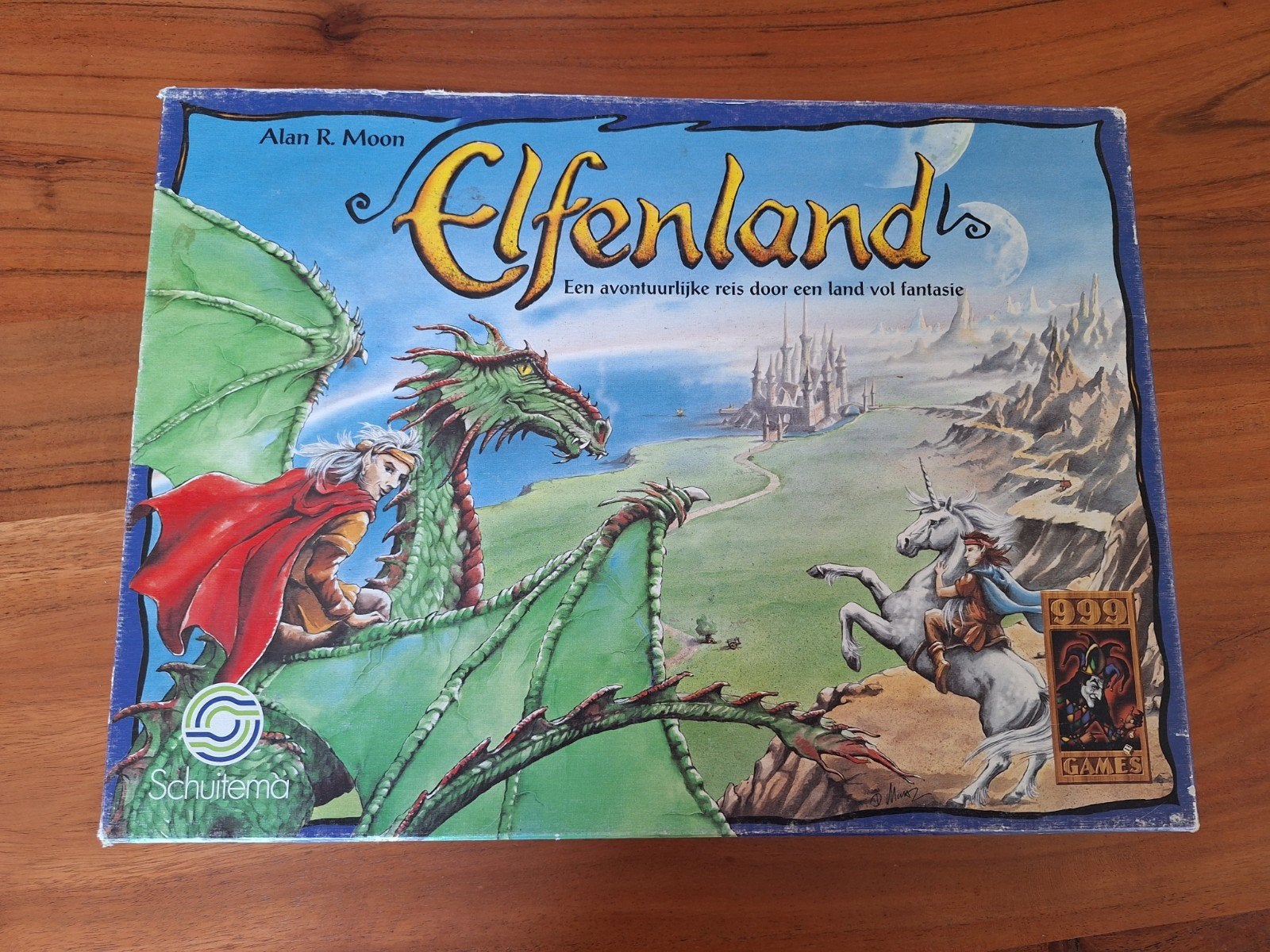 Elfenland bordspel, Drie of vier spelers, Ophalen of Verzenden, Gebruikt, 999 Games