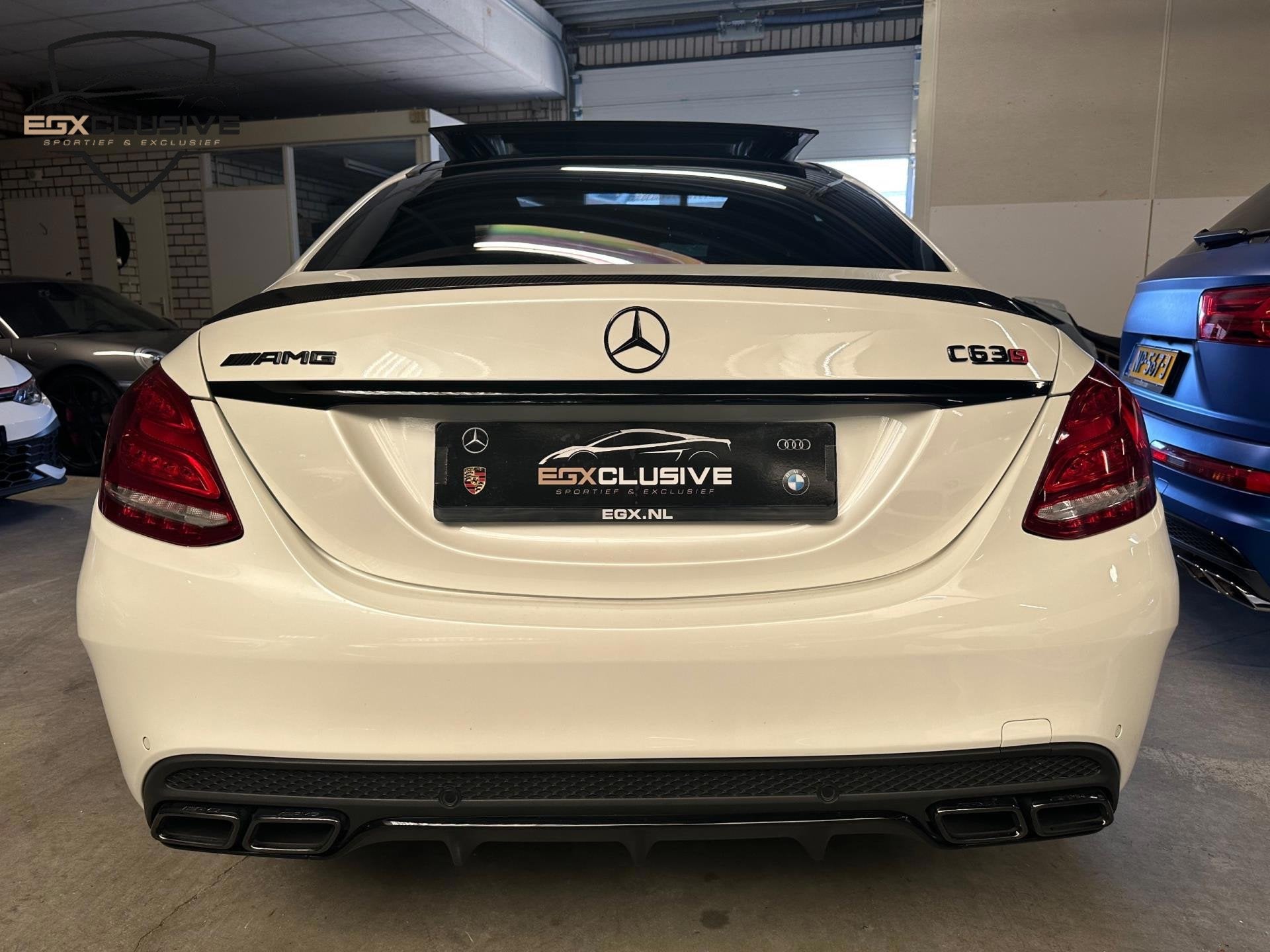 Mercedes-Benz C63s C63 AMG S 510PK HUD/Burmester/Pano/Parlem, Auto's, Automaat, Achterwielaandrijving, Gebruikt, 510 pk