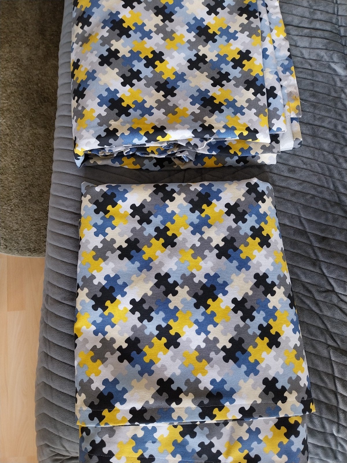gordijnen 2x, Ophalen of Verzenden, Nieuw, Gordijn, Met haken