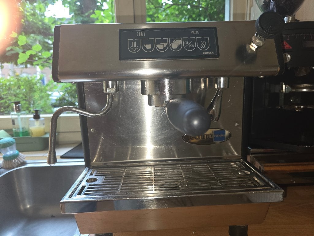 Kleine profesionele espresso machine, Witgoed en Apparatuur, Koffiezetapparaten, Ophalen, Gebruikt, Espresso apparaat, Overige typen