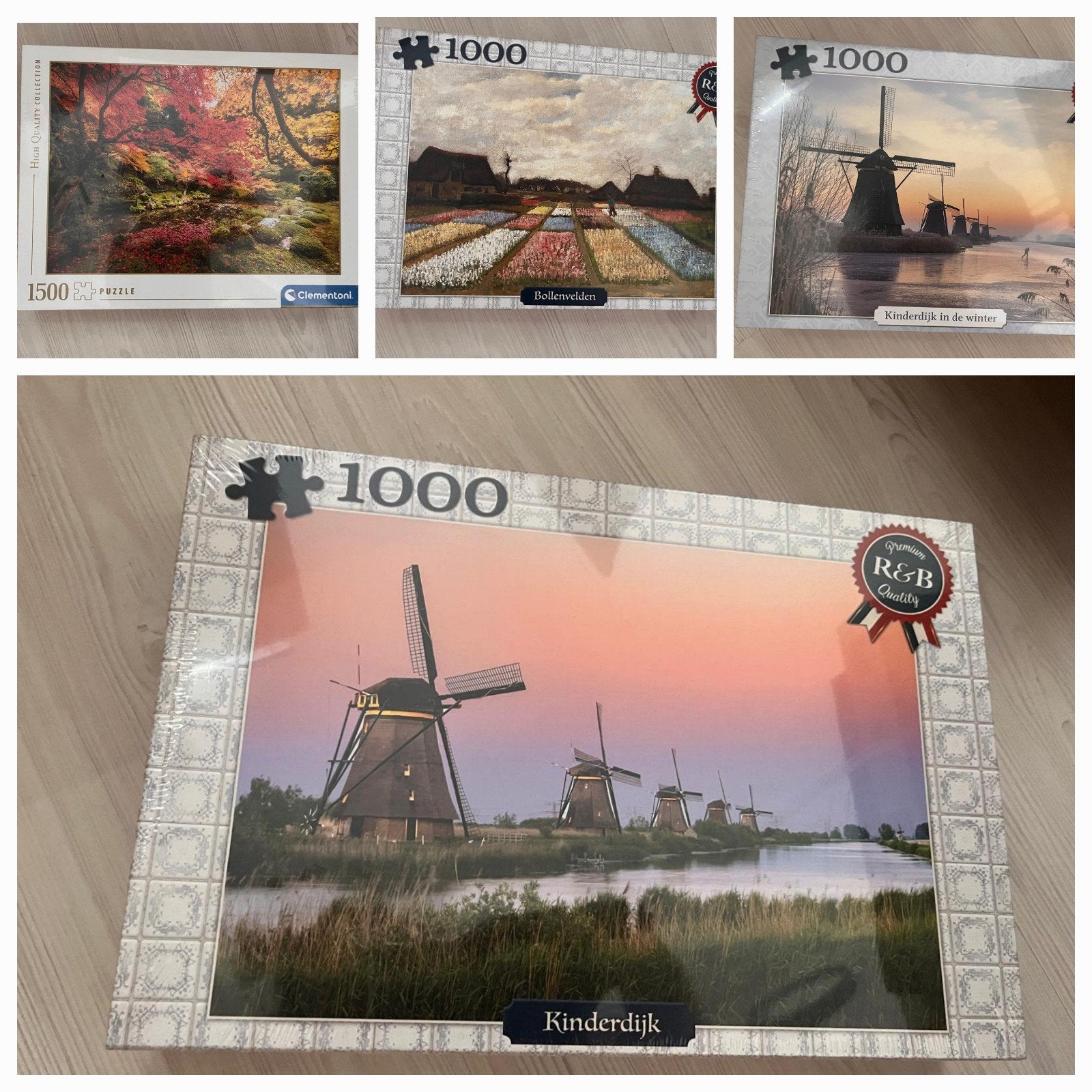 Nieuwe legpuzzels 1000 en 1500 stukjes (mogen los weg), Ophalen of Verzenden, 500 t/m 1500 stukjes, Nieuw, Legpuzzel