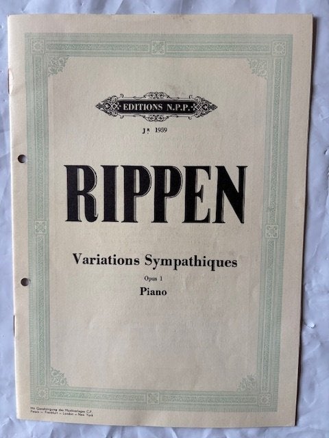 Rippen vleugelpiano met renner mechaniek, Ophalen, Gebruikt, Bruin, Hoogglans