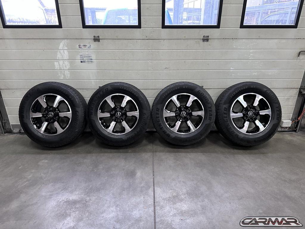 18'' Origineel VW Amarok wielen  + Goodyear Wrangler banden., 18 inch, Gebruikt, 255 mm, -