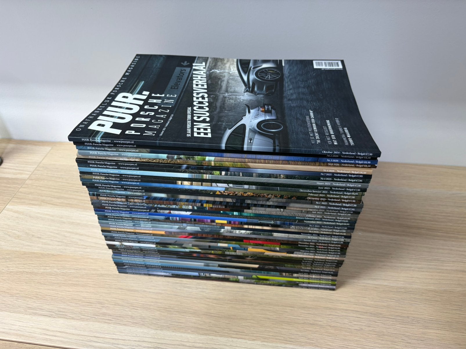 44x Puur Porsche Magazine – Verzameling in nieuwstaat, Ophalen of Verzenden, Zo goed als nieuw, Porsche
