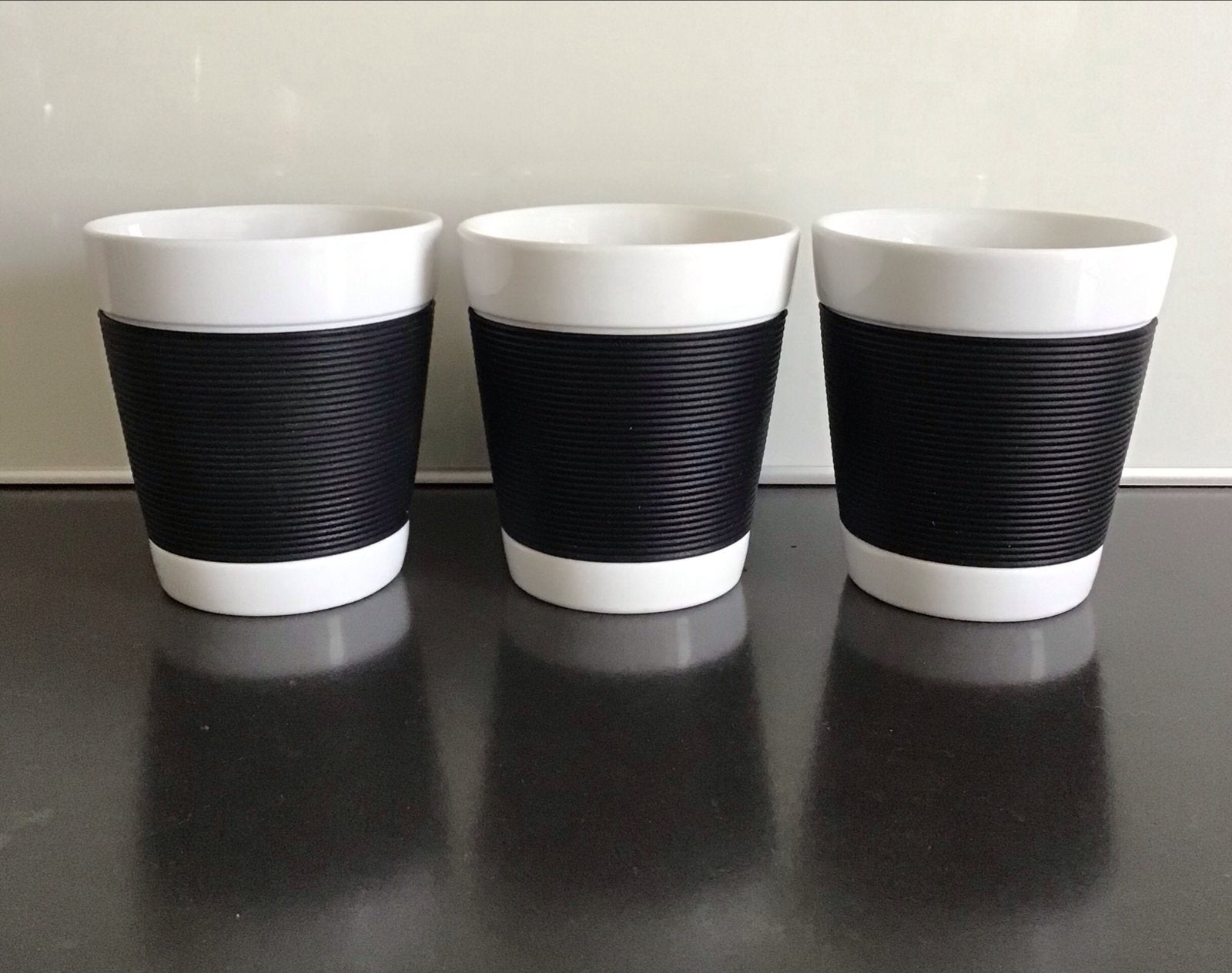 3 Bodum Dubbelwandige Canteen bekers., Huis en Inrichting, Overige typen, Bodum, Ophalen of Verzenden, Zo goed als nieuw