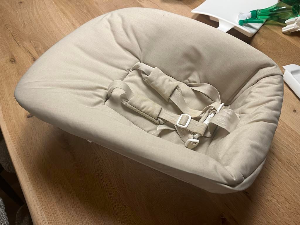 Stokke Newborn Set voor Tripp Trapp met hoes, Kinderen en Baby's, Ophalen, Gebruikt, Meegroeistoel, Gordel(s)