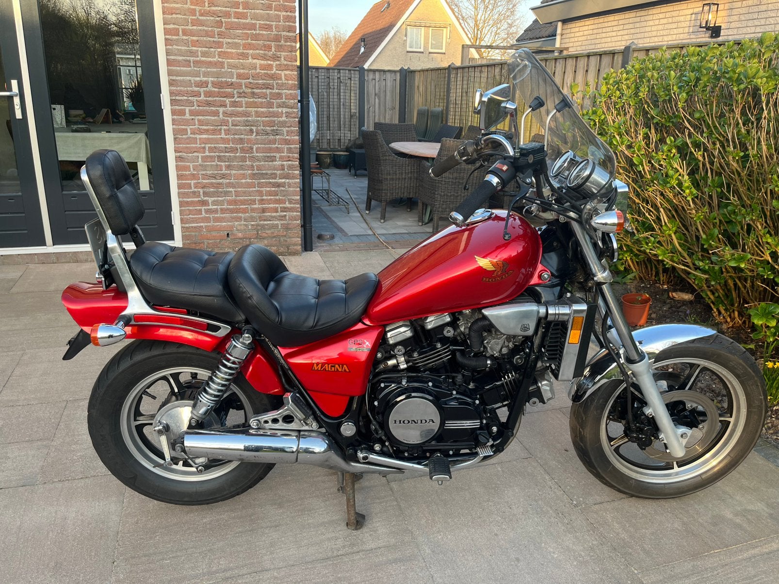 Honda VF700C Magna Amerikaans Rood, Motoren, Motoren | Honda, 700 cc, Cardan-aandrijving, 4 cilinders, Gebruikt