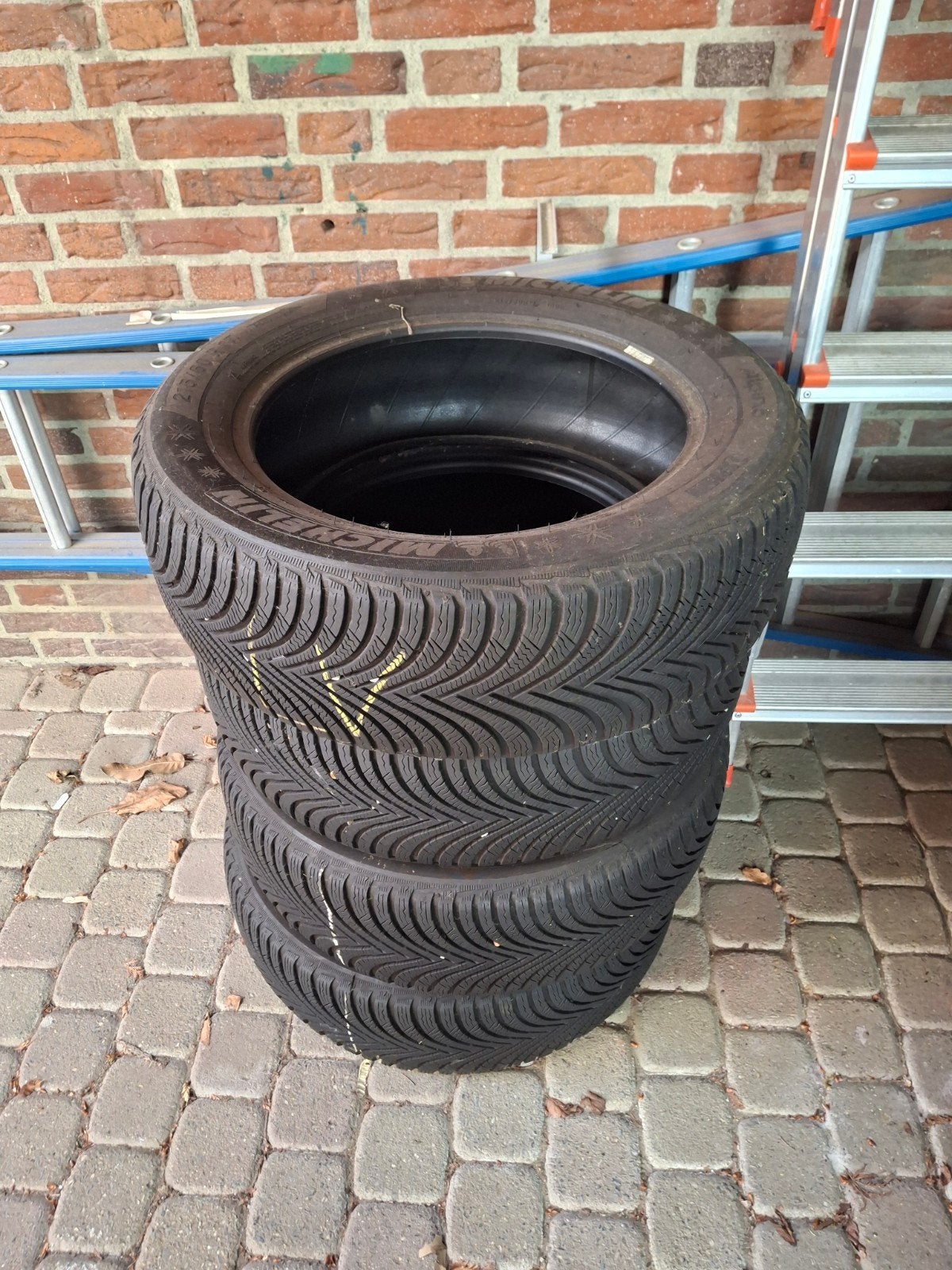Michelin winterbanden 215/60 R17, Ophalen