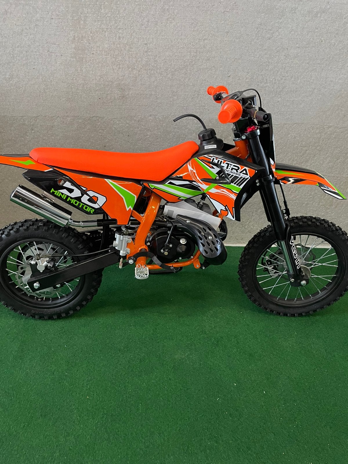 Nieuwe 49CC kickstart kinder crossmotoren in vers.modellen, Nieuw, De kooi, 49 cc, Ultra