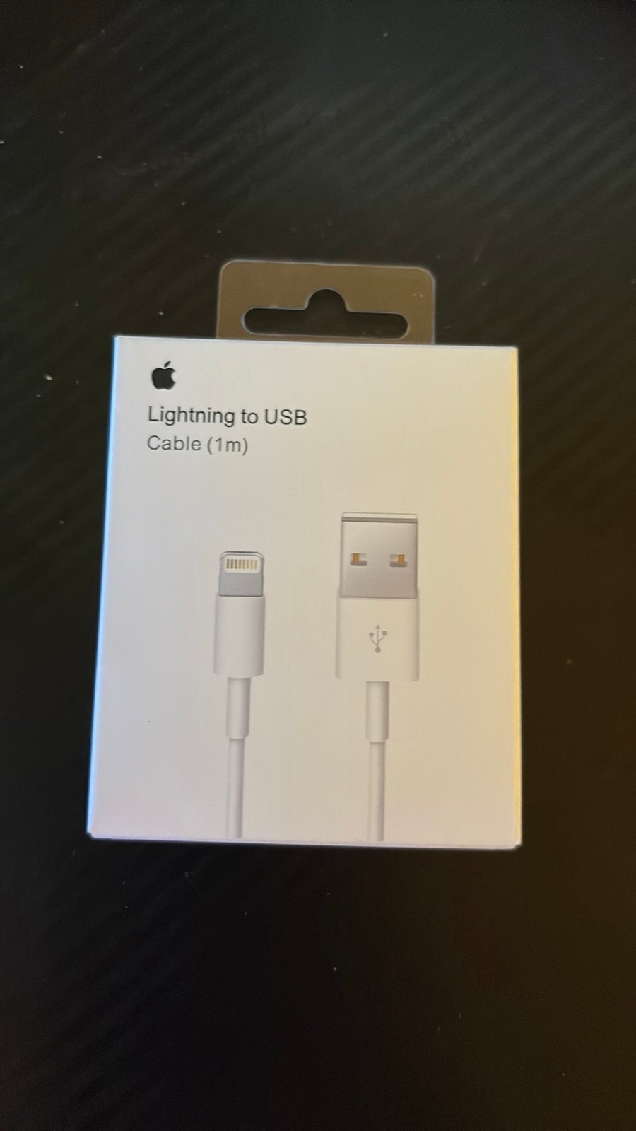lightning naar usb kabel - 1m, Ophalen of Verzenden, Nieuw, Oplaadkabel