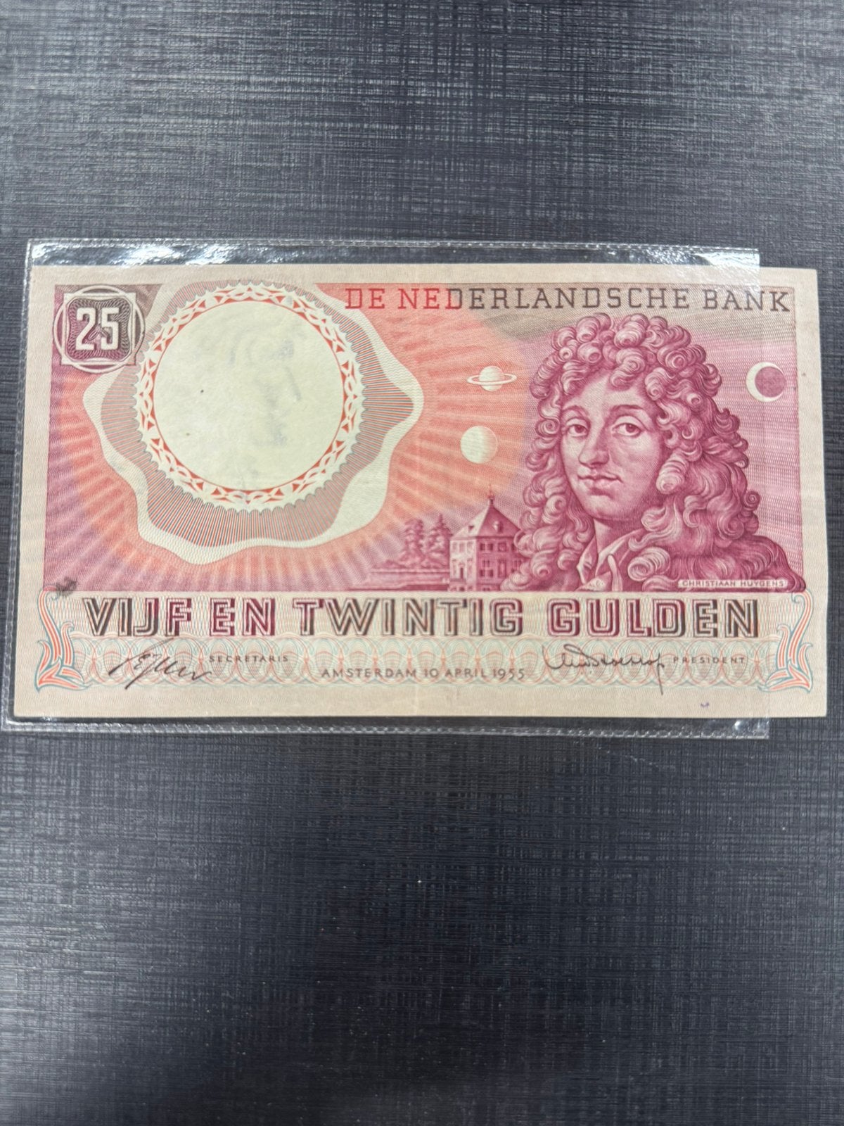 25 gulden muntbiljet 1955, Postzegels en Munten, Ophalen of Verzenden, 25 gulden