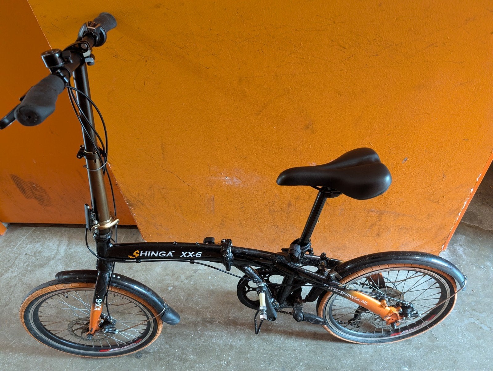 Shinga XX-6 Vouwfiets - Compact en Handig, 20 inch of meer, Gebruikt, Versnellingen, Totaal opvouwbaar