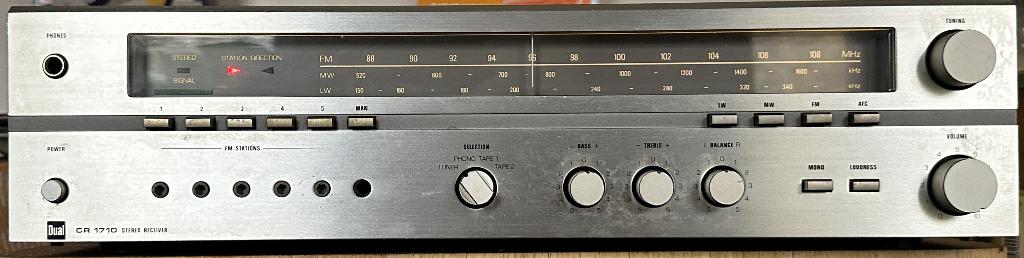 DUAL stereoreceiver CR1710 vintage receiver met phono aansl., Ophalen