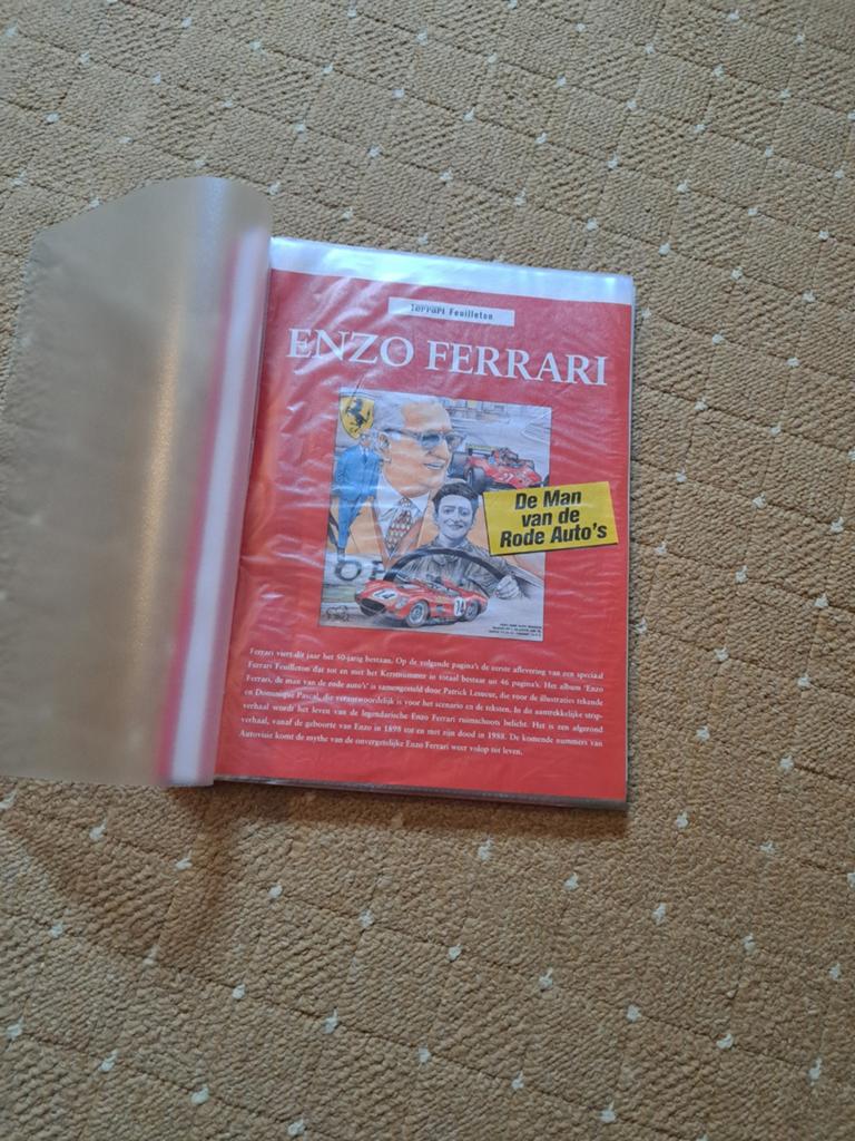 Enzo Ferrari De man van de rode auto's, Eén stripboek, Ophalen of Verzenden
