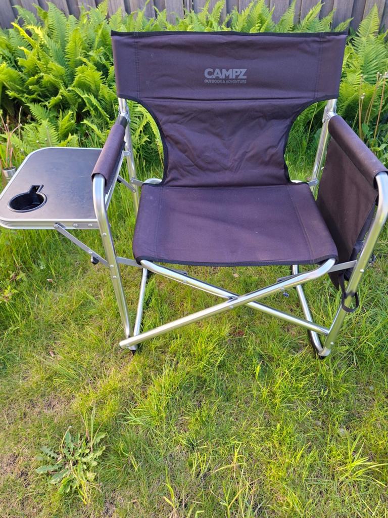 Kampeerstoel  Campingstoel Campz Regisseursstoel, Ophalen, Gebruikt, Campingstoel
