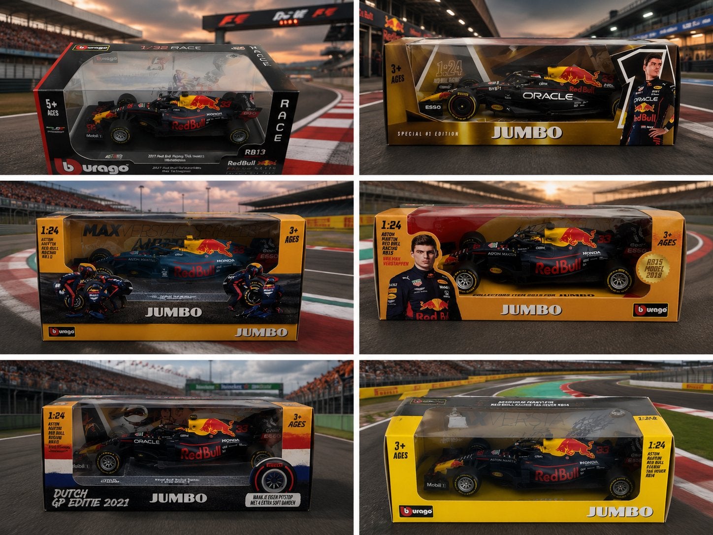 Red Bull Racing Formule 1 Modelauto's - Diverse Schalen, Auto, 1:32 tot 1:50, Nieuw, Ophalen
