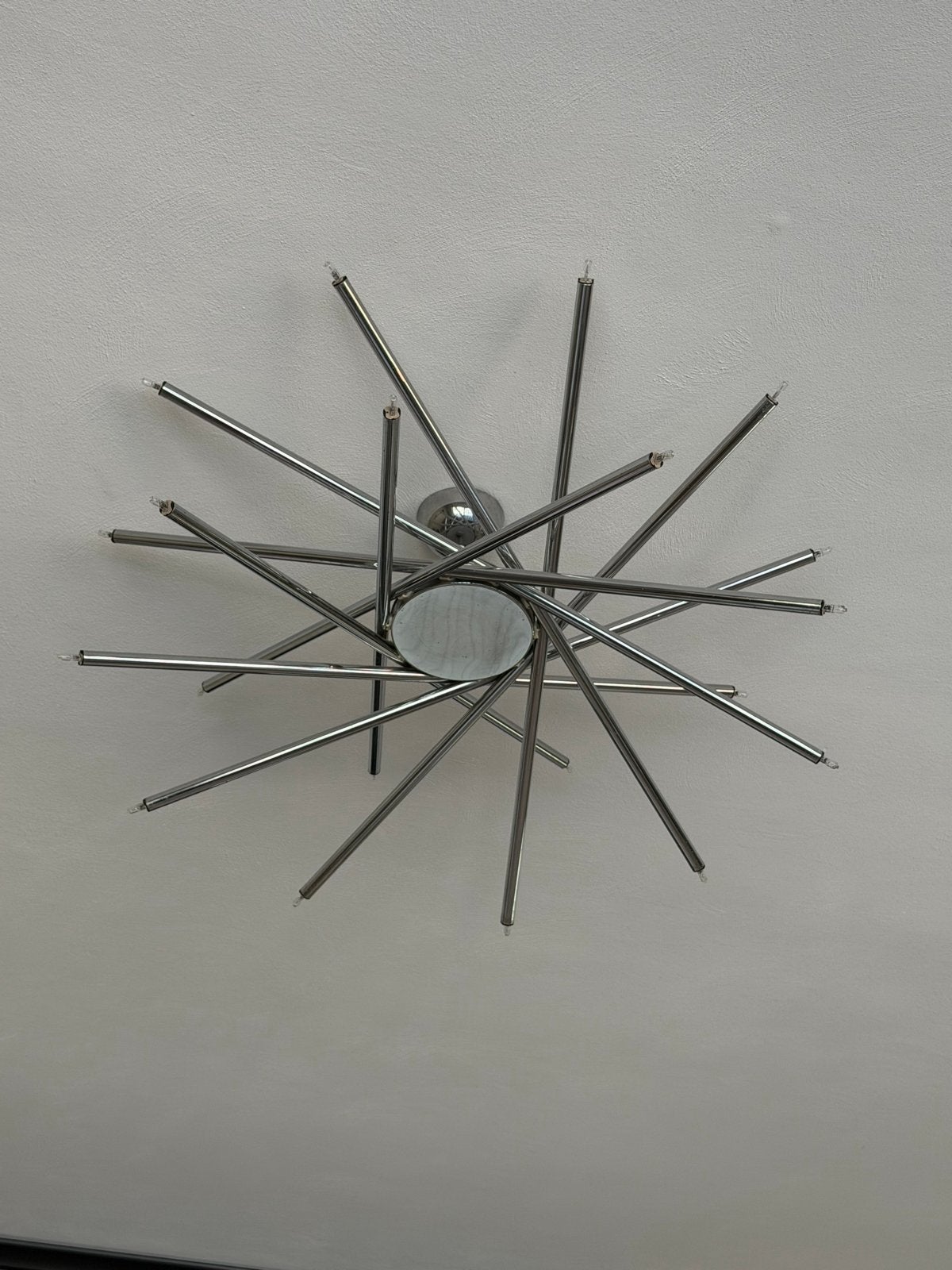 Moderne Bilumen designlamp - Plafondlamp, Overige merken, Overige fittingen, Zo goed als nieuw, Zilver