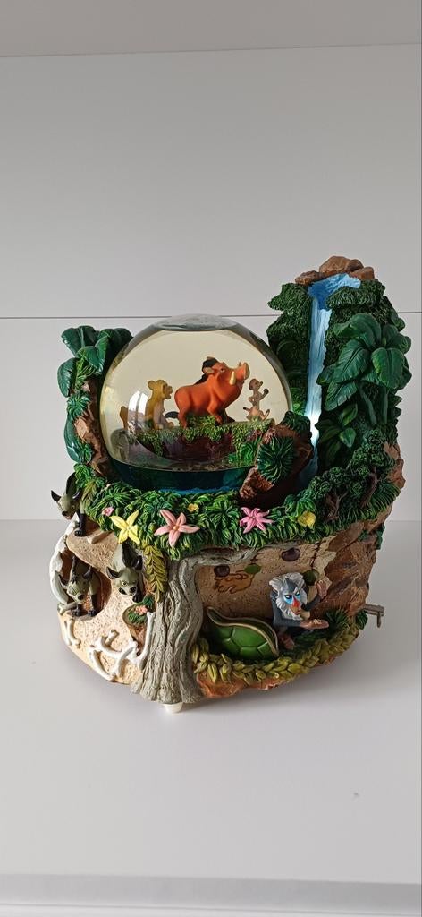 Disney snowglobe the Lion king, Verzamelen, Disney, Ophalen, Leeuwenkoning of Jungle Boek, Beeldje of Figuurtje